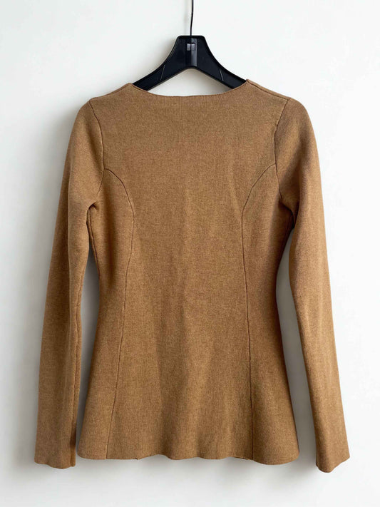 Aligne Daphne Knit Cardigan | Camel | Size 8