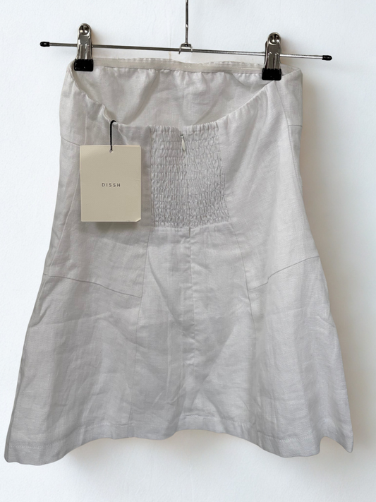 DISSH | Lara Strapless Top | White | Size 8