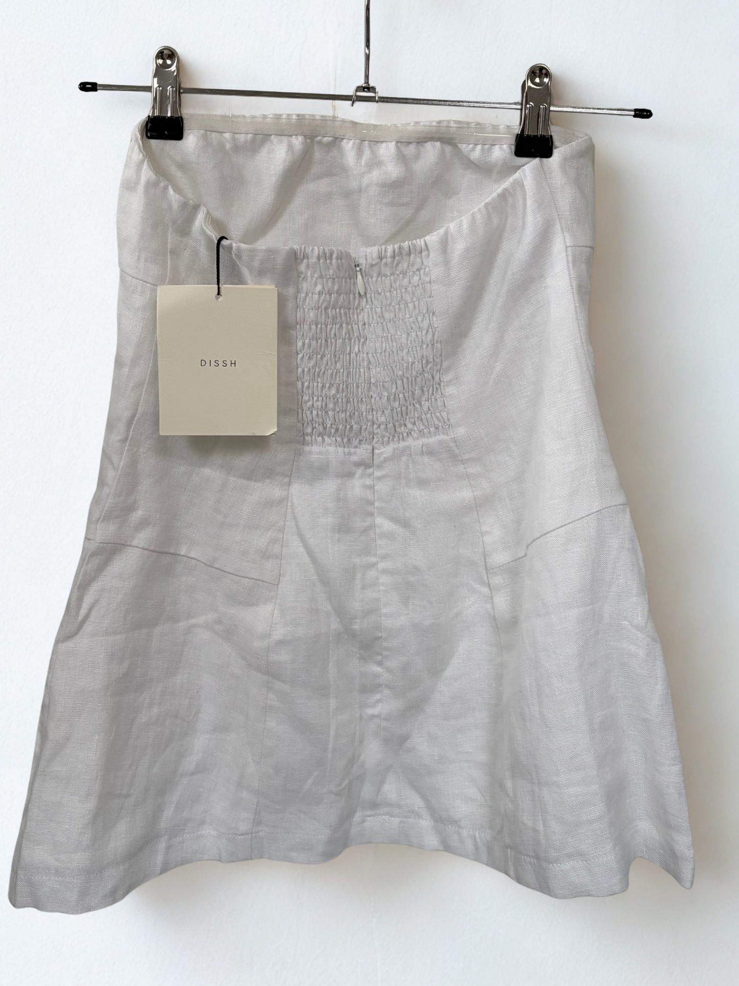 DISSH | Lara Strapless Top | White | Size 8