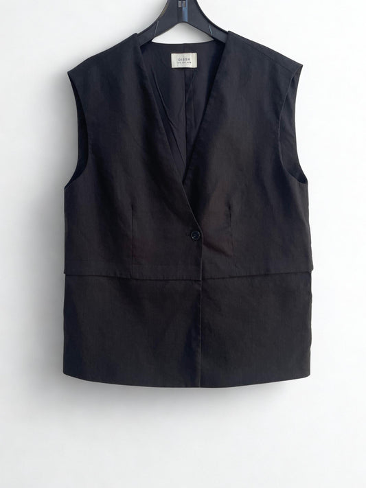 DISSH Taylor Vest | Black | Size 10