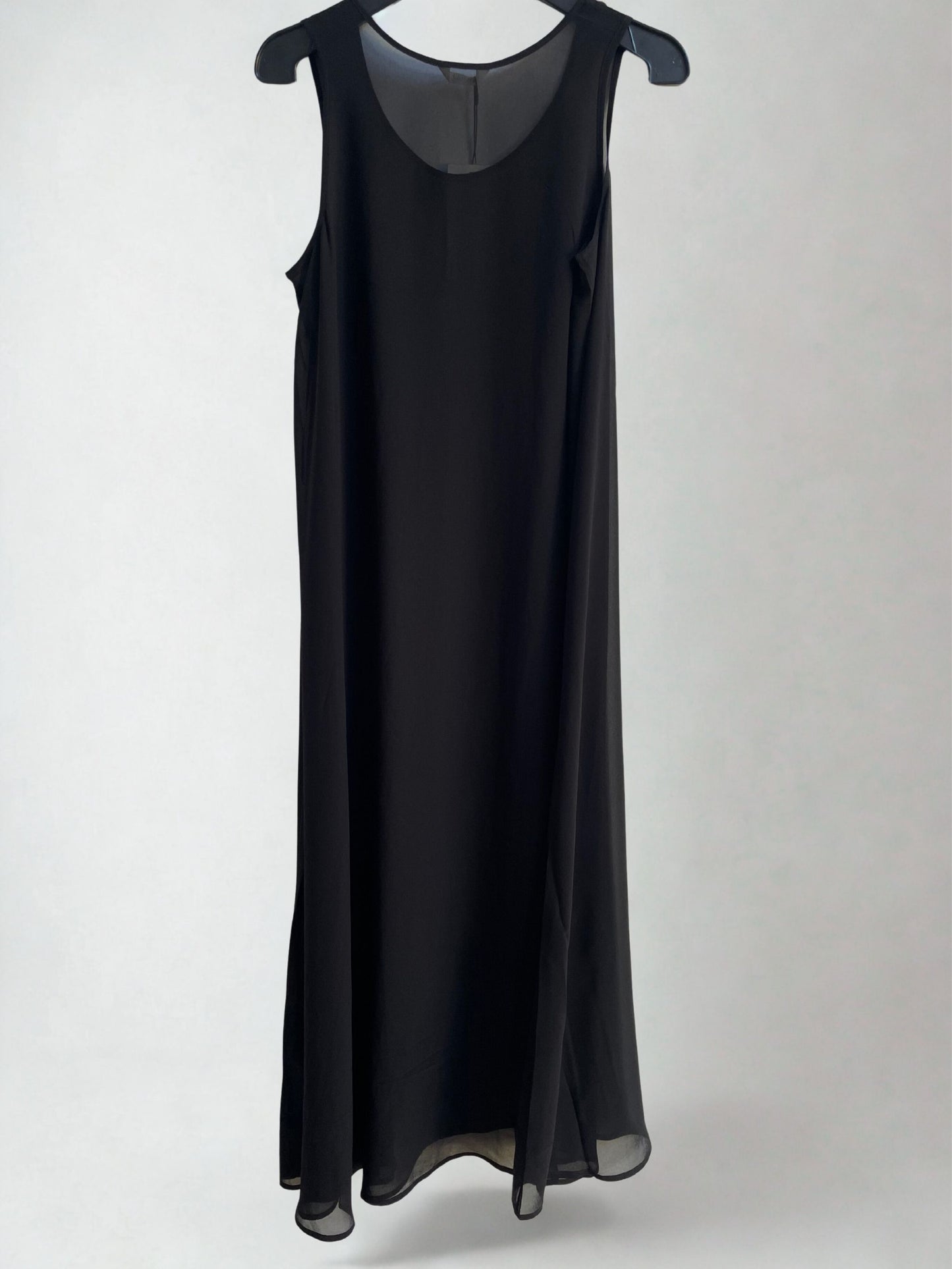 HUSH Lizzie Sheer Maxi Dress | Black | Size S