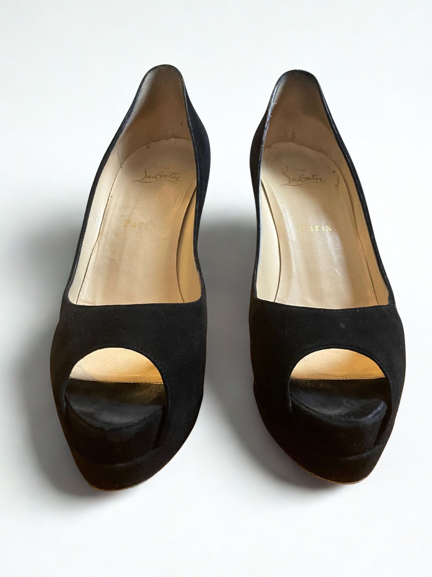 Christian Louboutin Altadama 140 | Black Suede | Size 39