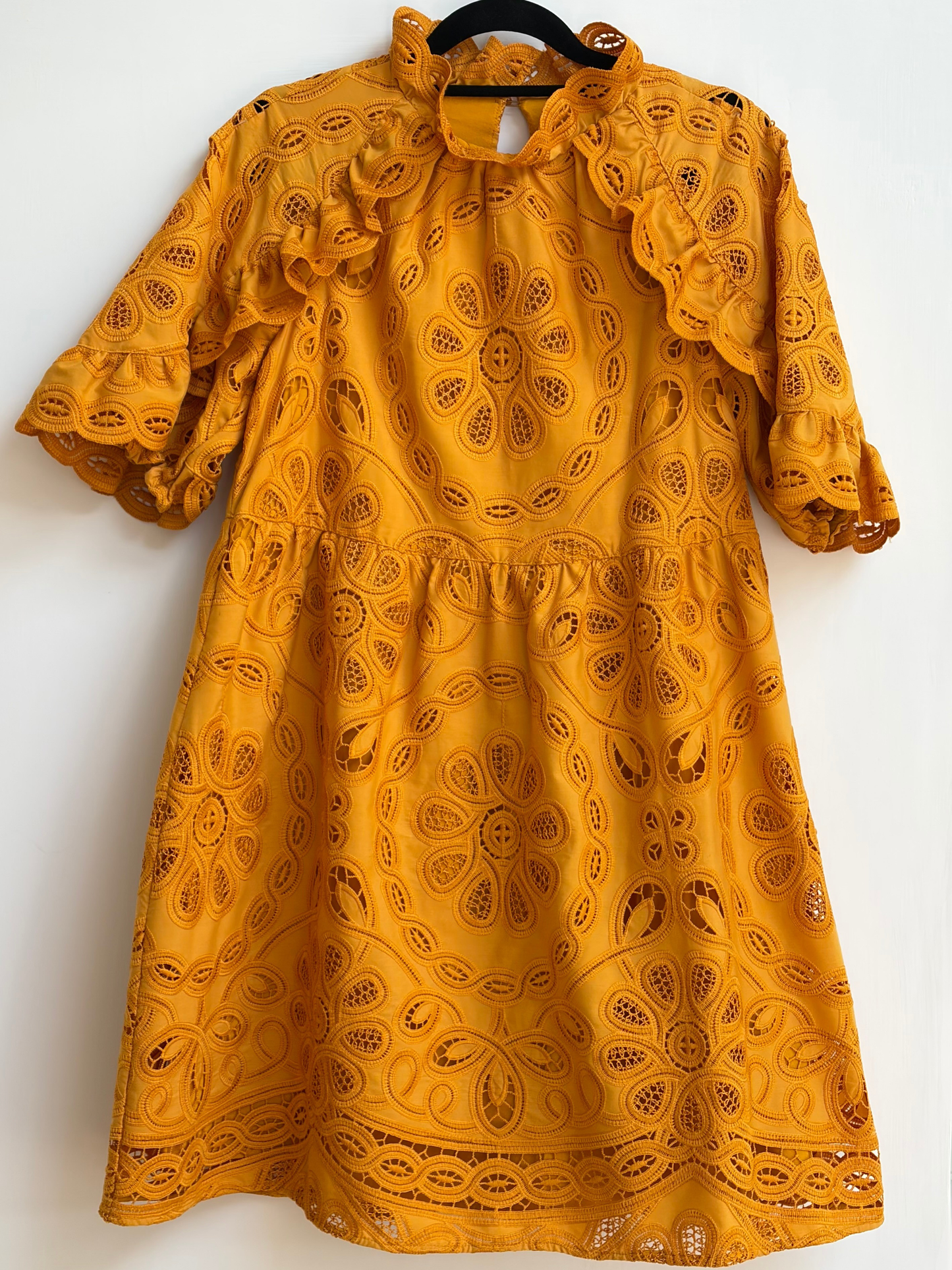 Sezane | Nicole Dress | Saffron | Size 34