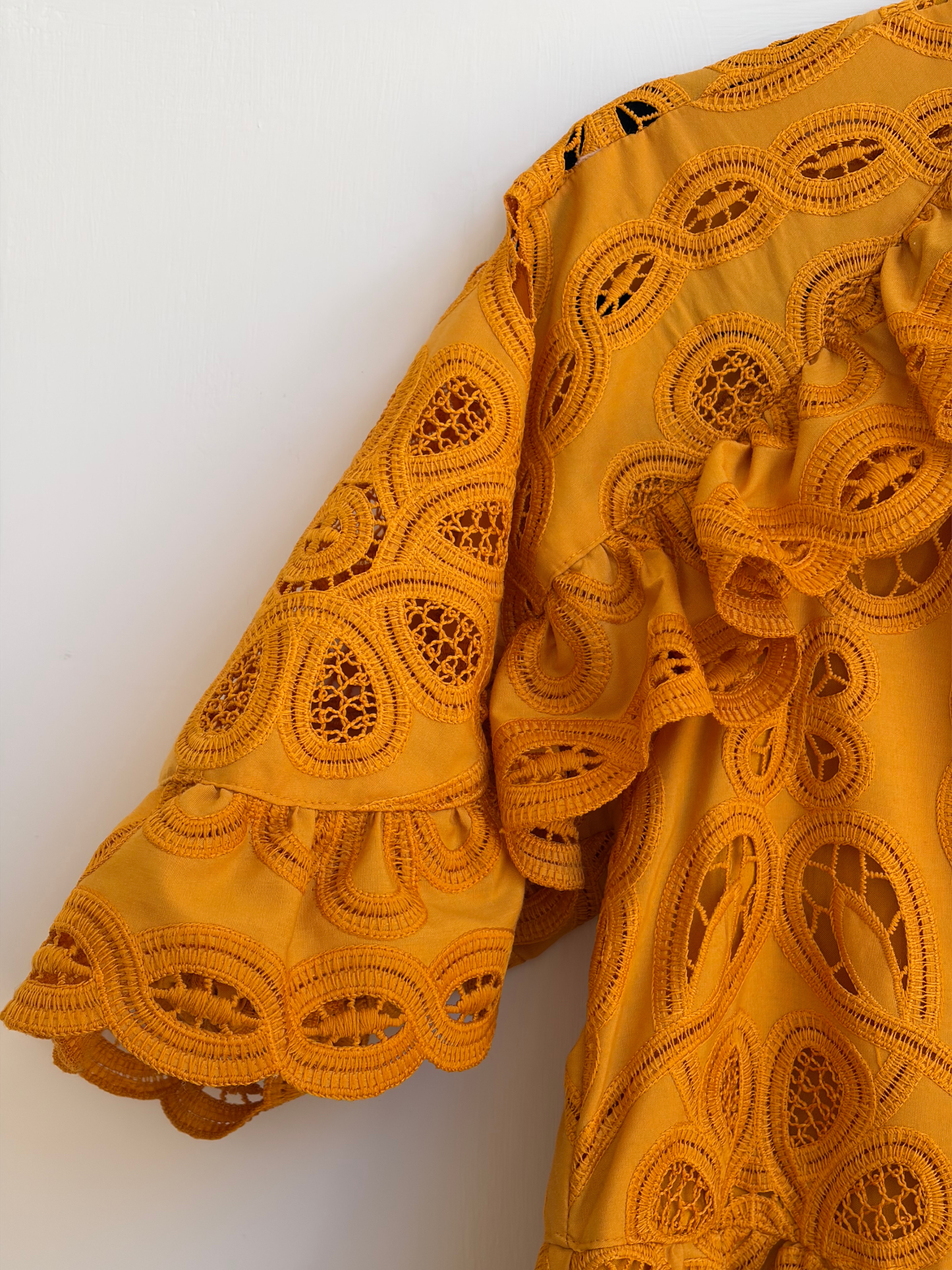 Sezane | Nicole Dress | Saffron | Size 34