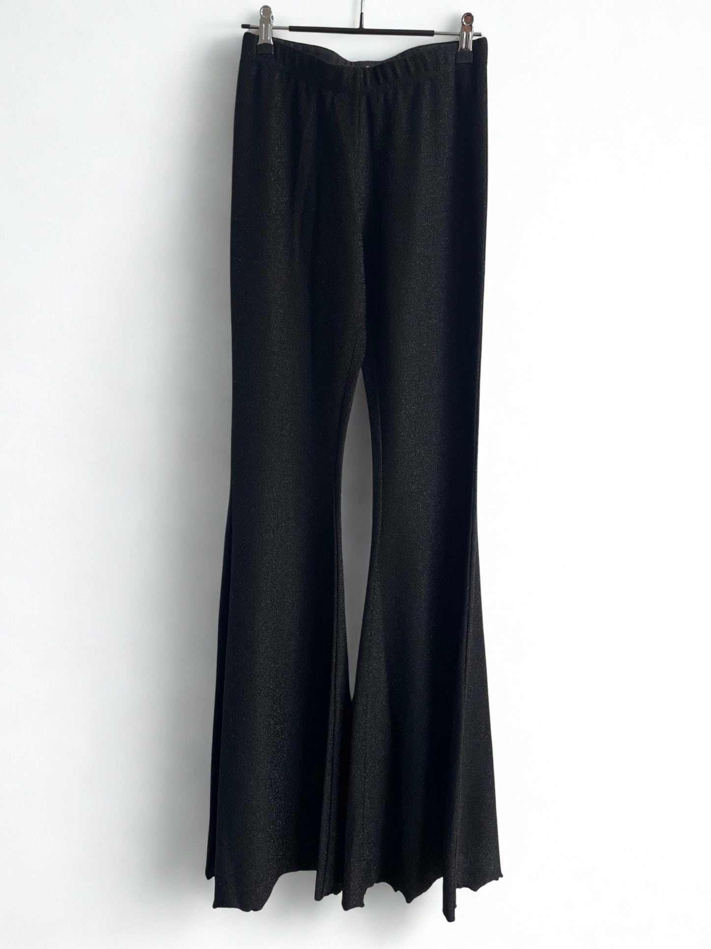 SLEEPER Cosmos Lurex Lounge Set | Black | Size M