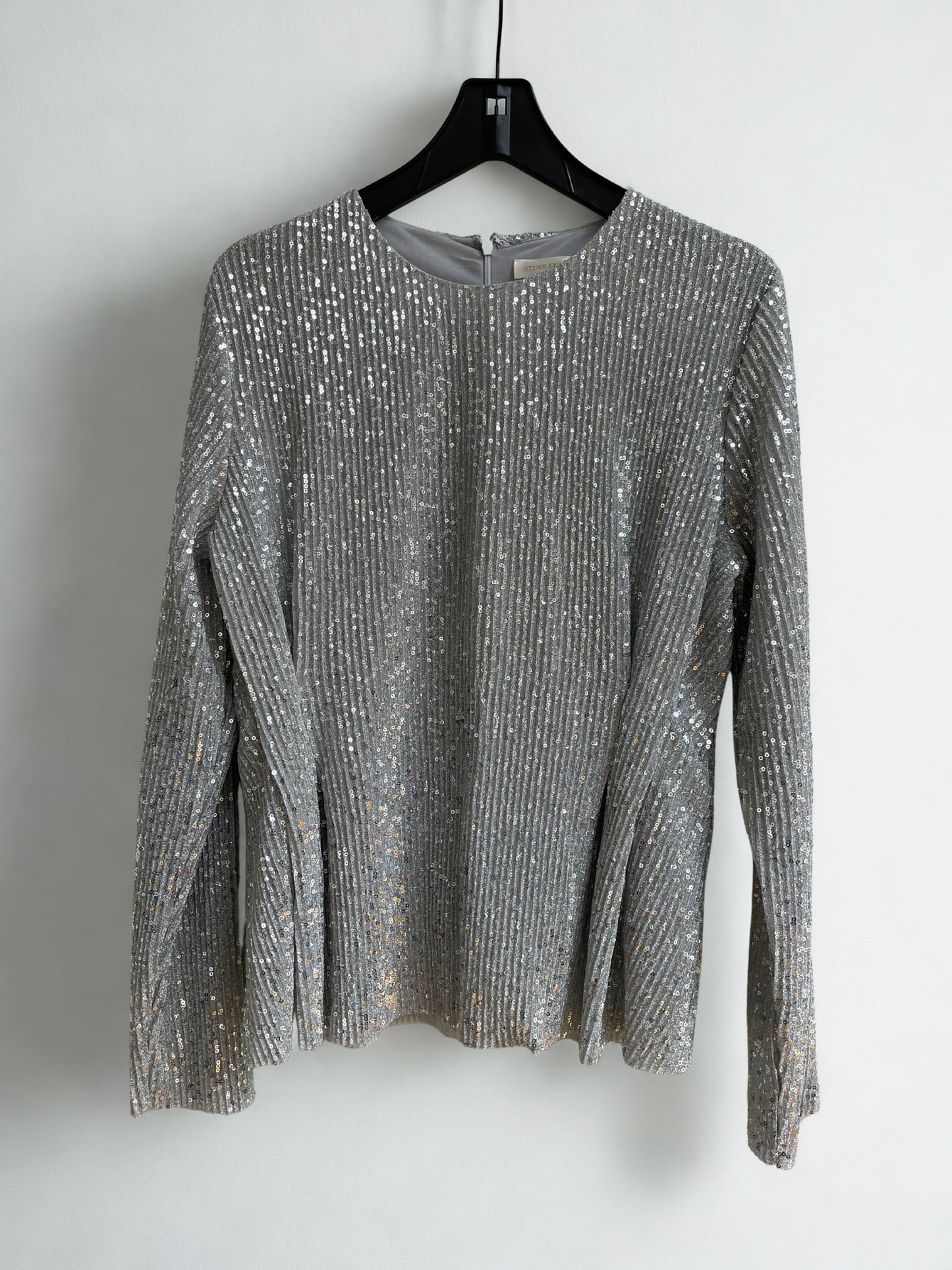 STINE GOYA | Glory Blouse | Silver | Size M