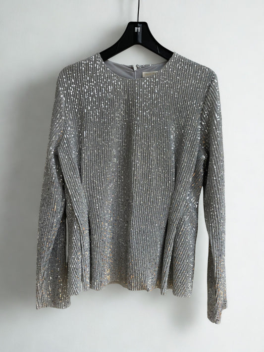 STINE GOYA | Glory Blouse | Silver | Size M