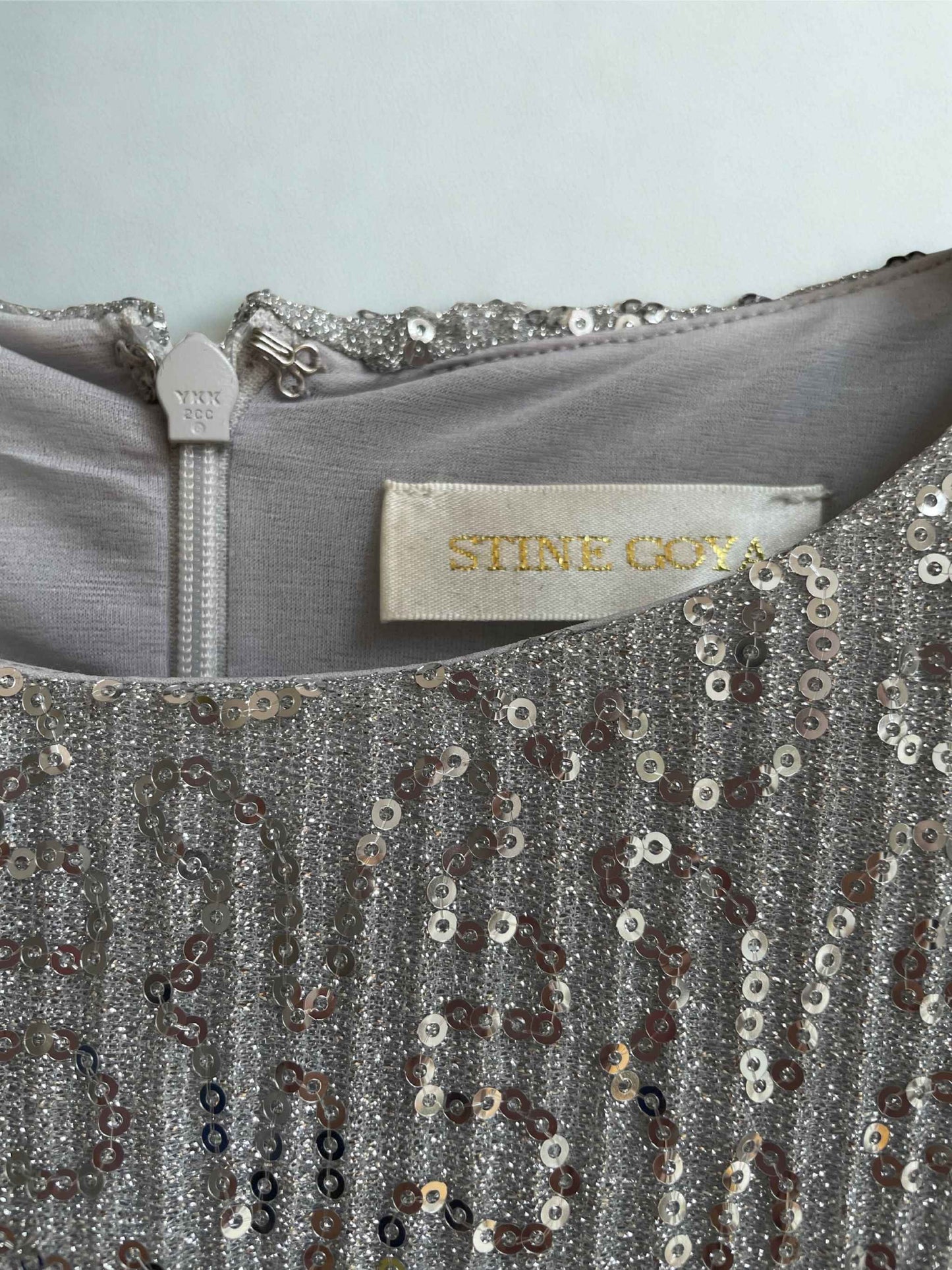 STINE GOYA | Glory Blouse | Silver | Size M